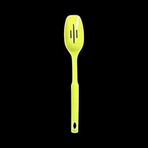 Vintage Lustro Ware Avocado‎ Green Slotted Spoon MCM Retro Kitchen Utensil